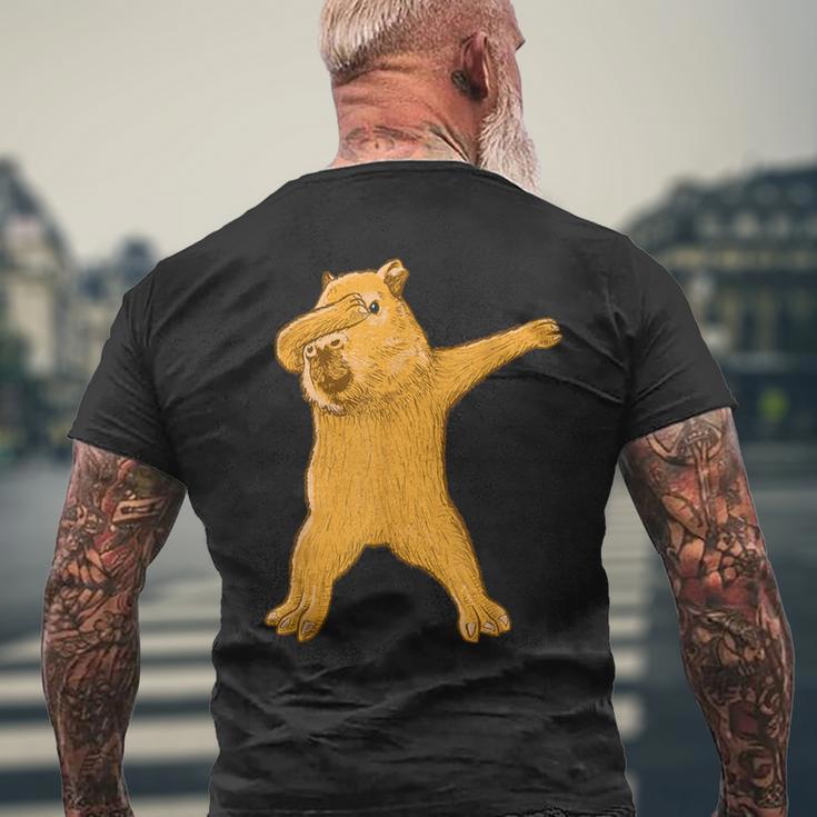 Dabbing Capybara T-Shirt mit Rückendruck Geschenke für alte Männer