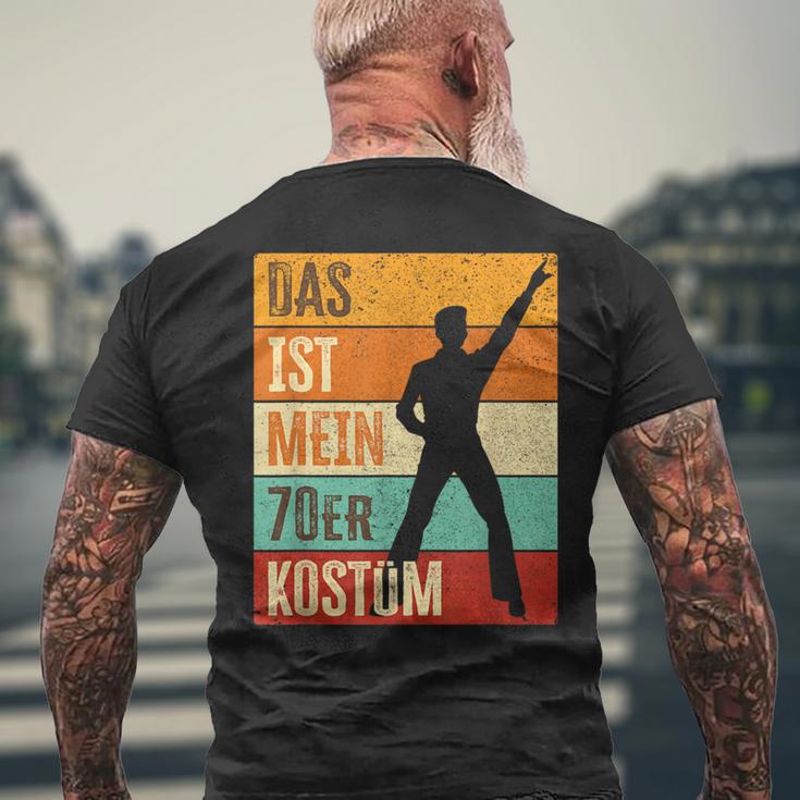 Das Ist Mein 70S Costume 70S Outfit Man T-Shirt mit Rückendruck Geschenke für alte Männer