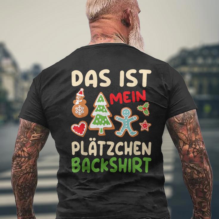 Das Ist Mein Plätzchen Das Ist Mein Plätzchen German T-Shirt mit Rückendruck Geschenke für alte Männer