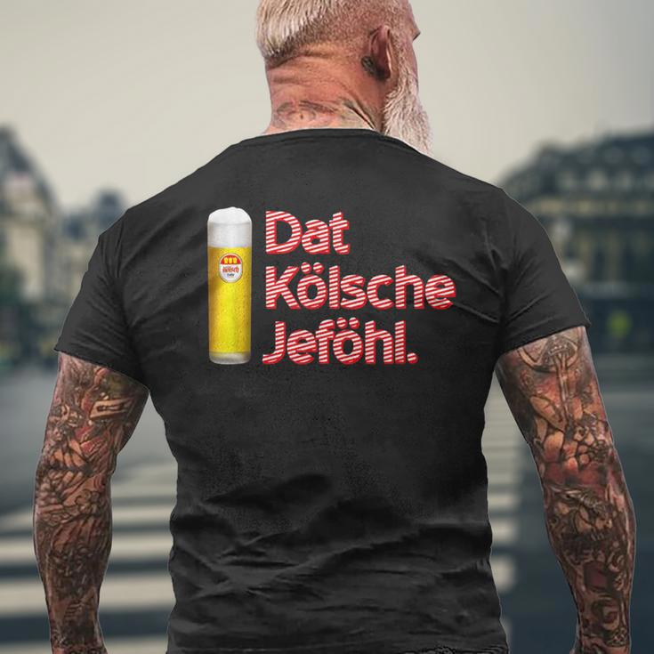 With Dat Kölsche Jeföhl Kölsch Lifestyle T-Shirt mit Rückendruck Geschenke für alte Männer