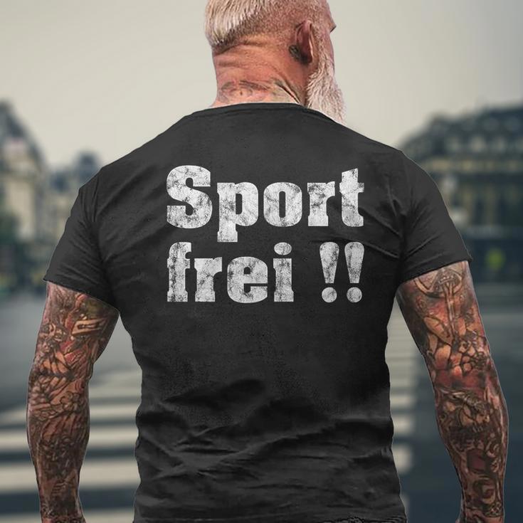 Ddr Sport Free Ostalgia Fan T-Shirt mit Rückendruck Geschenke für alte Männer