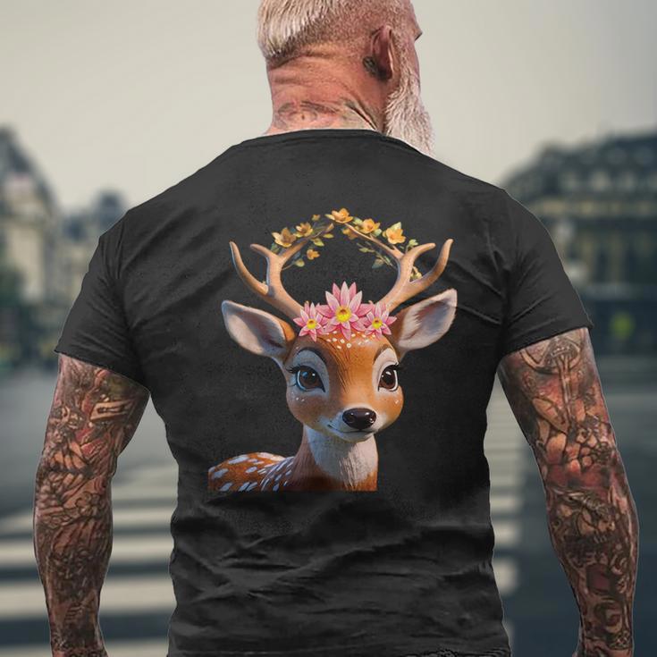 Deer Deer Costume Dirndl Costume T-Shirt mit Rückendruck Geschenke für alte Männer