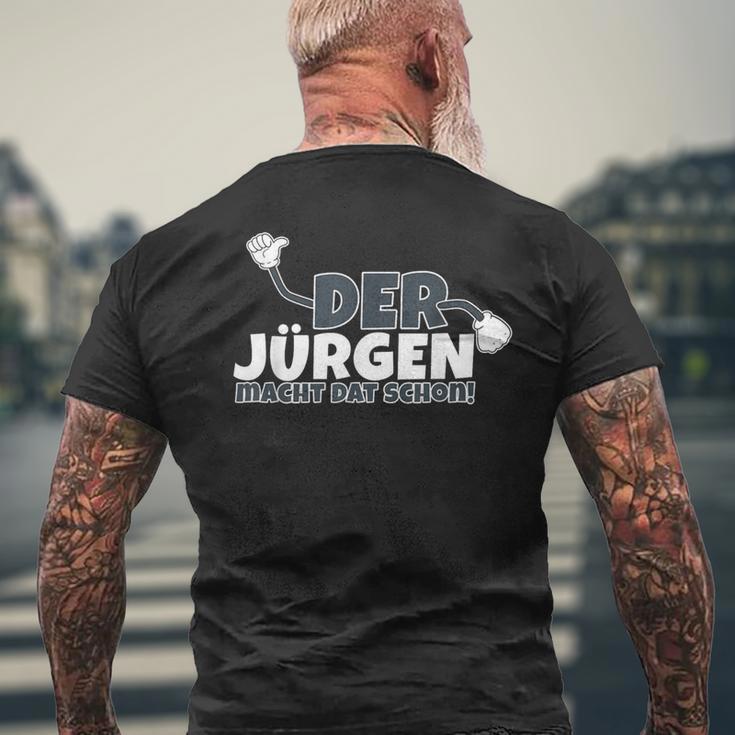 Der Jürgen Macht Das Schon T-Shirt mit Rückendruck Geschenke für alte Männer