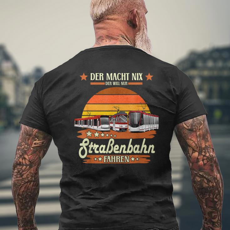 Der Macht Nix S T-Shirt mit Rückendruck Geschenke für alte Männer