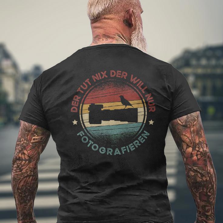 Der Tut Nix Der Will Nur Fotografieren Animal Photographerintage T-Shirt mit Rückendruck Geschenke für alte Männer