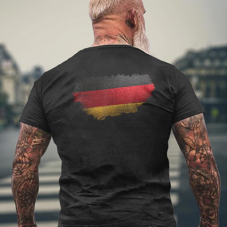 Deutsche Flagge Deutschland Fahne T-Shirt mit Rückendruck Geschenke für alte Männer