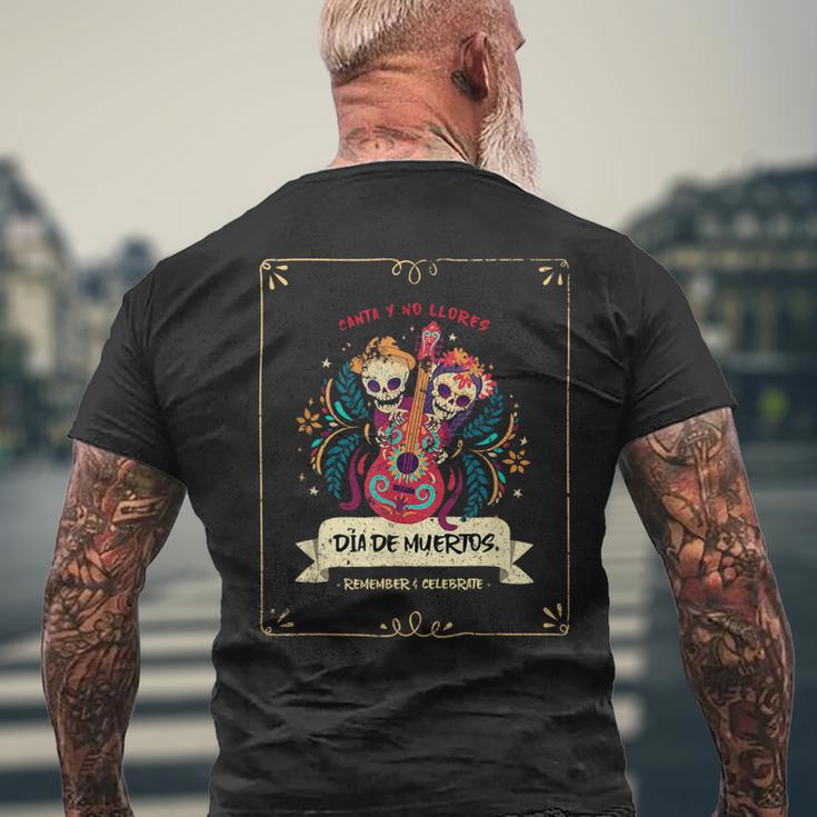 Dia De Muertos Dia De Los Muertos Costume S T-Shirt mit Rückendruck Geschenke für alte Männer