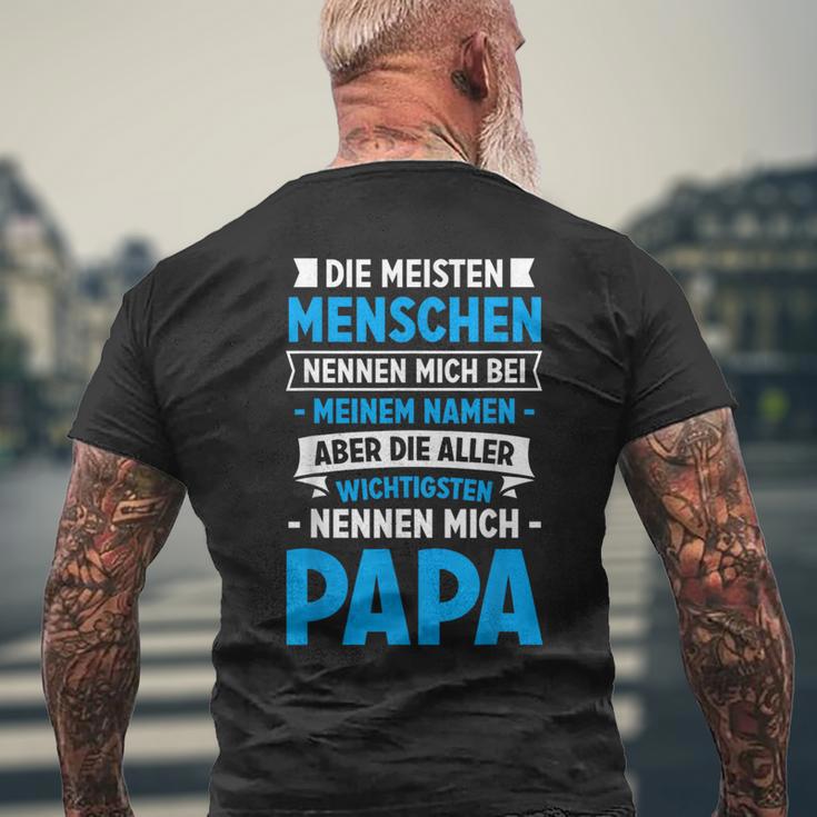 Die Meisten Menschen Nennen Mich Beim Namen Papa T-Shirt mit Rückendruck Geschenke für alte Männer