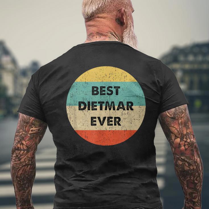 Dietmar First Name T-Shirt mit Rückendruck Geschenke für alte Männer