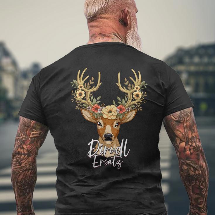 Dirndl Replacement T-Shirt mit Rückendruck Geschenke für alte Männer