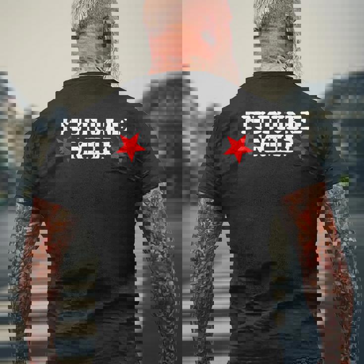 Divertente Futuro Milf I Cuore Milfs T-shirt da uomo con stampa posteriore Regalos para ancianos