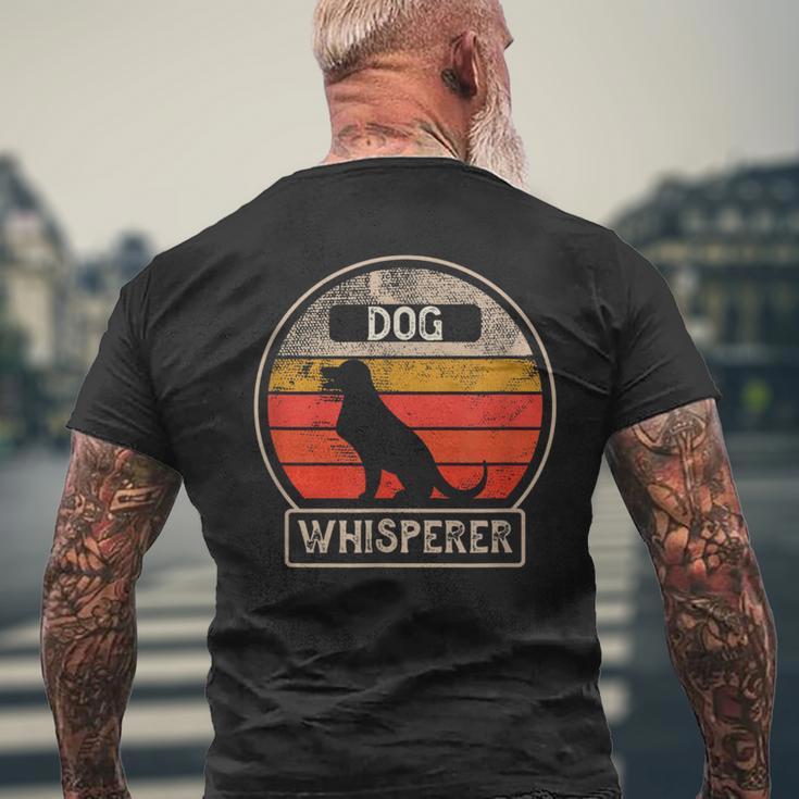 Dog Whisperer -Intage Retro Animal T-Shirt mit Rückendruck Geschenke für alte Männer