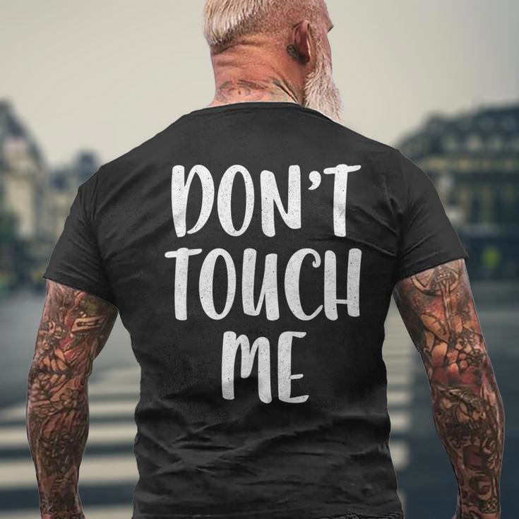 Don't Touch Me Introvert T-Shirt mit Rückendruck Geschenke für alte Männer