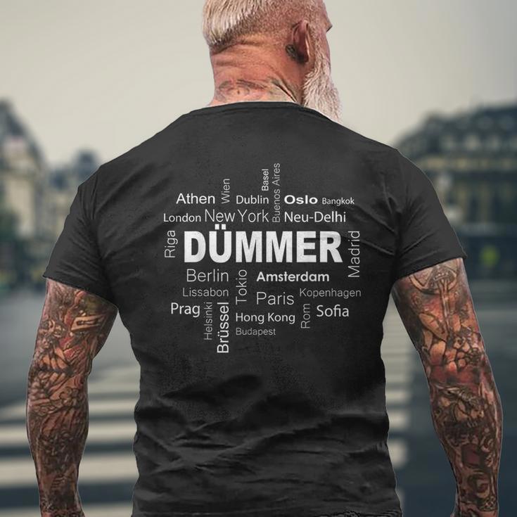 Dümmer Meine Hauptstadt T-Shirt mit Rückendruck Geschenke für alte Männer