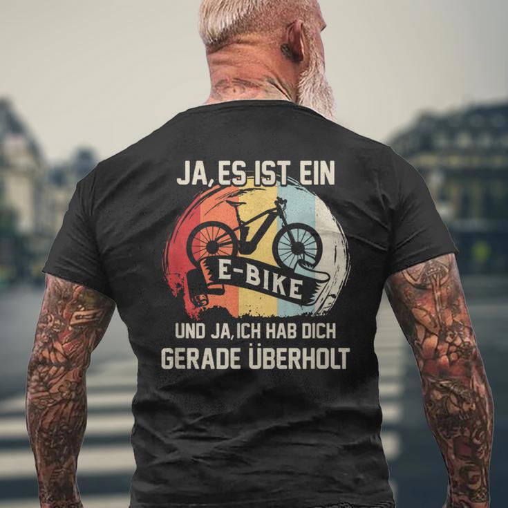 E-Bike Ja Ich Hab Dich Überhaut E Bike T-Shirt mit Rückendruck Geschenke für alte Männer