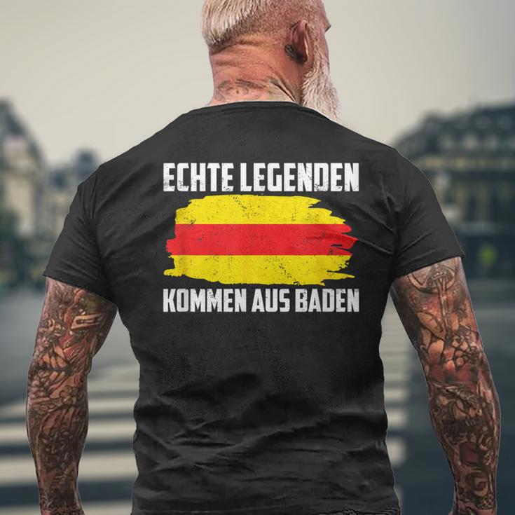 Echte Legenden Kkommen Aus Baden Echte Legends Kkommen Aus B T-Shirt mit Rückendruck Geschenke für alte Männer