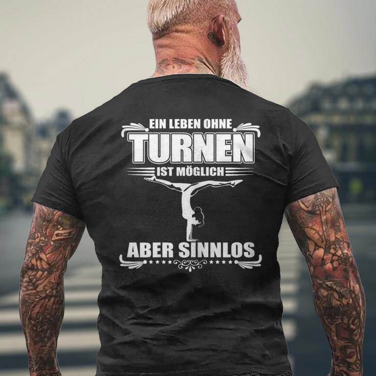 Ein Leben Ohne Gymnastnen Ist Möglich Aber Sinnlos Gymnastic T-Shirt mit Rückendruck Geschenke für alte Männer