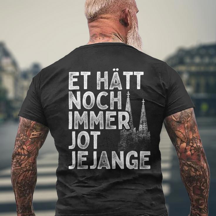 Et Hätt Noch Immer Jot Jejange Grundgesetz Carnival In Cologne T-Shirt mit Rückendruck Geschenke für alte Männer