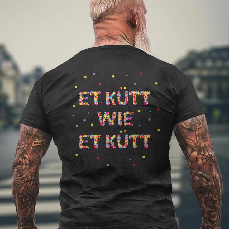 Et Kütt Wie Et Kütt Carnival Confetti Costume Outfit T-Shirt mit Rückendruck Geschenke für alte Männer