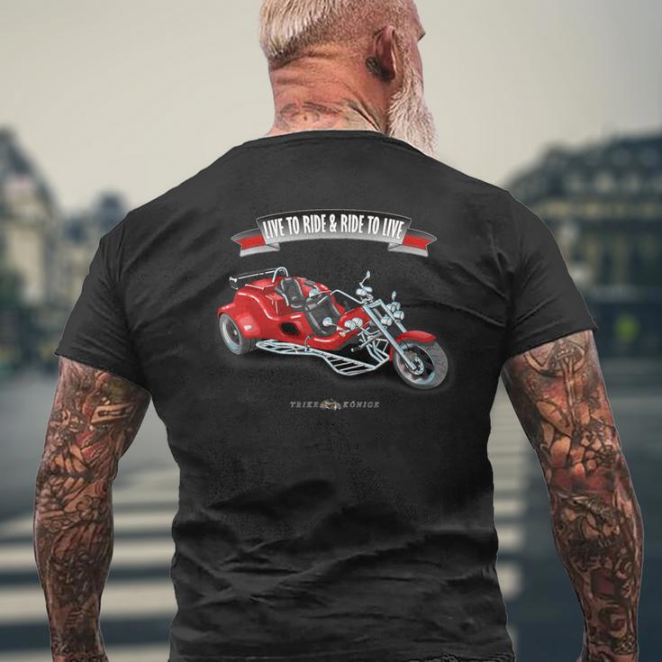 Fahre Zum Leben Trike T-Shirt mit Rückendruck Geschenke für alte Männer