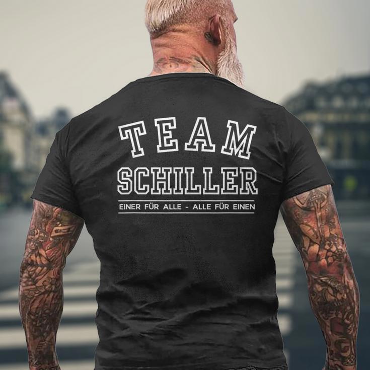 Family Schiller Partner Look T-Shirt mit Rückendruck Geschenke für alte Männer