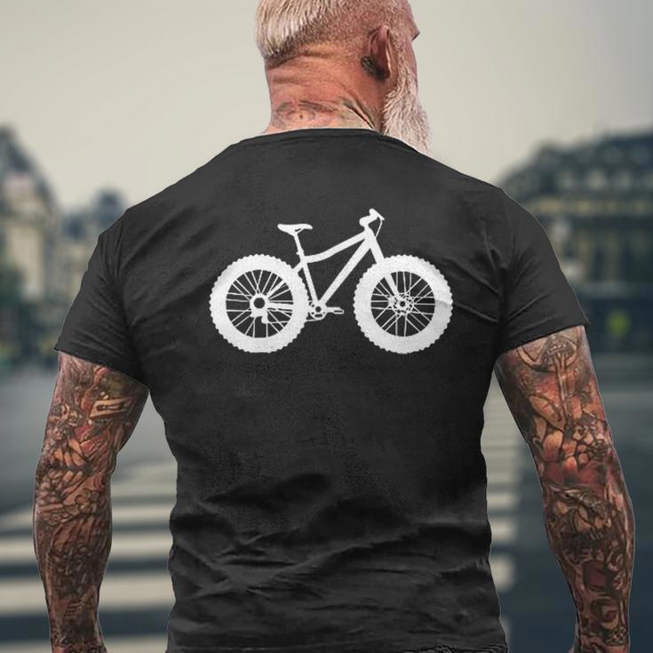 Fat Bike Pocket Apparel Fat Tyre Bike Bicycle T-Shirt mit Rückendruck Geschenke für alte Männer