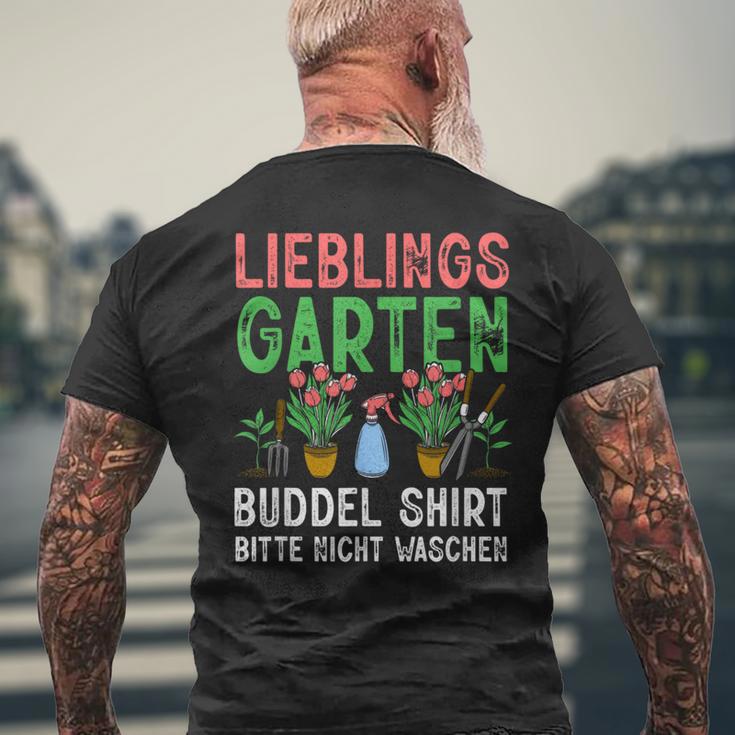 Favourite Garden Buddel Hobby Gardener T-Shirt mit Rückendruck Geschenke für alte Männer