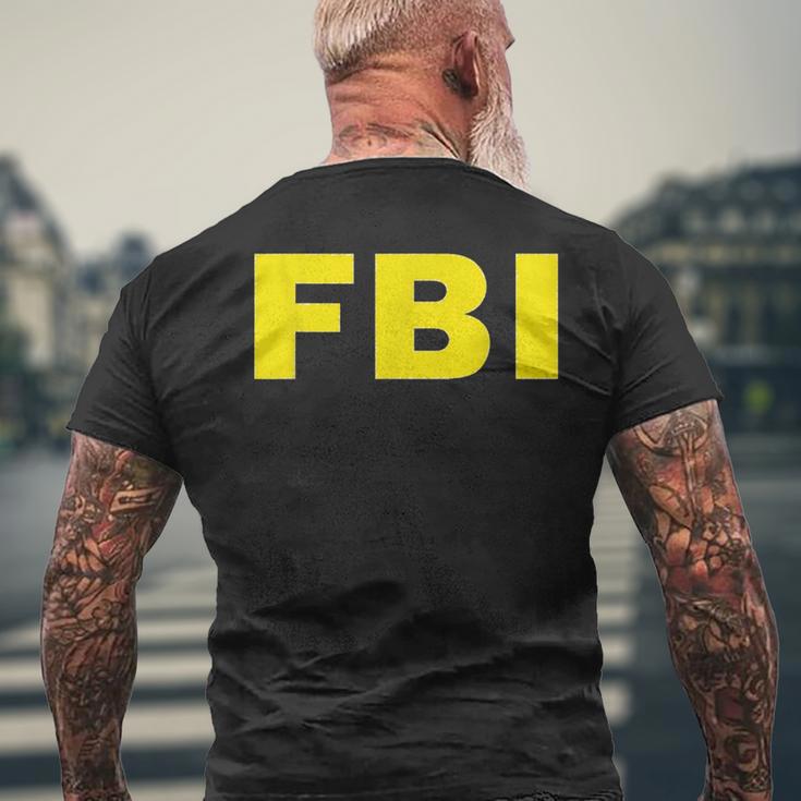 Federal Bureau Of Investigation Fbi Costume T-Shirt mit Rückendruck Geschenke für alte Männer