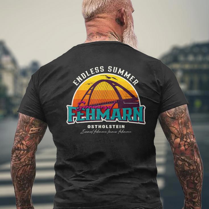 Fehmarn Ostholstein Endless Summer S T-Shirt mit Rückendruck Geschenke für alte Männer