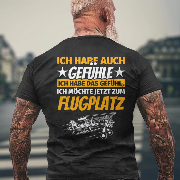 Flying Slogan Pilot T-Shirt mit Rückendruck Geschenke für alte Männer