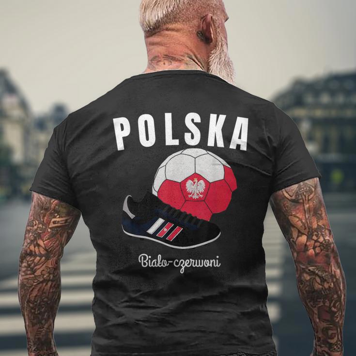 Football Jersey Polska Flag Poland Flags Football Jersey T-Shirt mit Rückendruck Geschenke für alte Männer