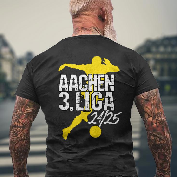 Football Kicken Club Aachen Fan Home Rhineland Rise T-Shirt mit Rückendruck Geschenke für alte Männer