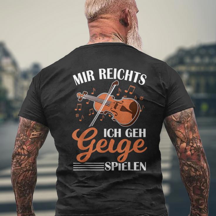 Foriolin Players Mir Reichts Ich Gehiolin T-Shirt mit Rückendruck Geschenke für alte Männer