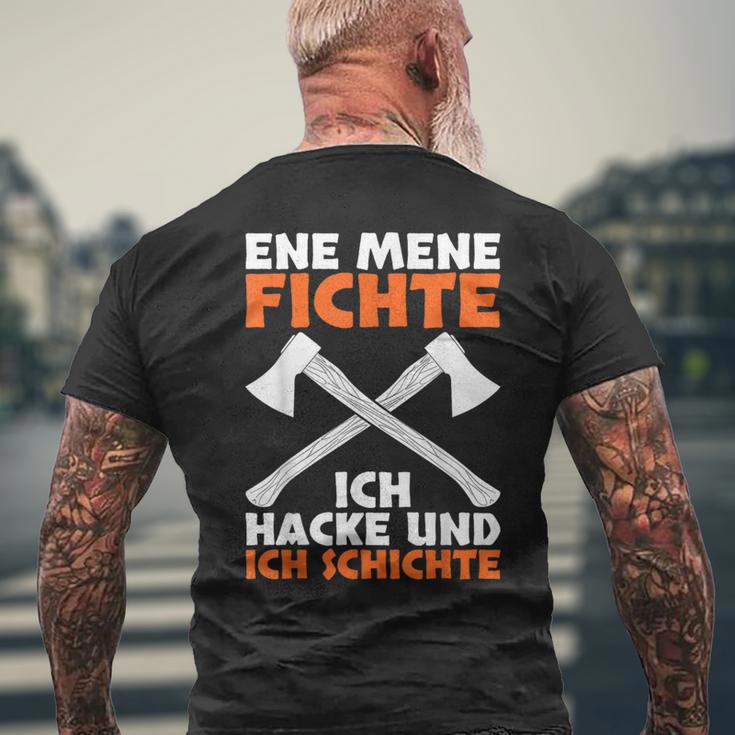 Forstwirt Holz Machen Lumberjack Sayings T-Shirt mit Rückendruck Geschenke für alte Männer