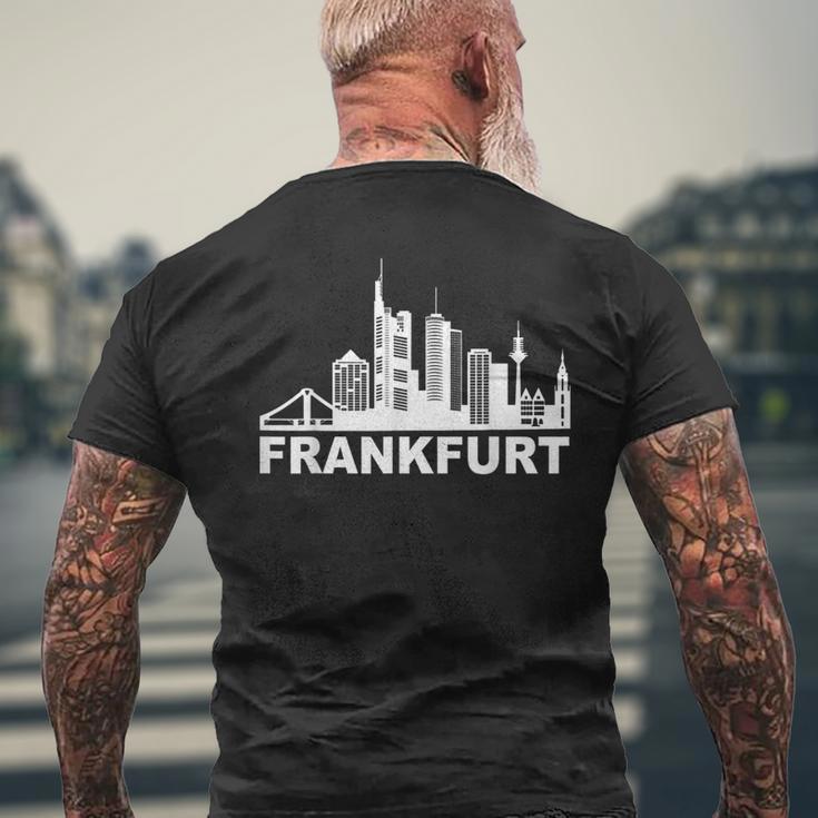 Frankfurt Am Main Skyline Frankfurter Hessen Frankfurt T-Shirt mit Rückendruck Geschenke für alte Männer