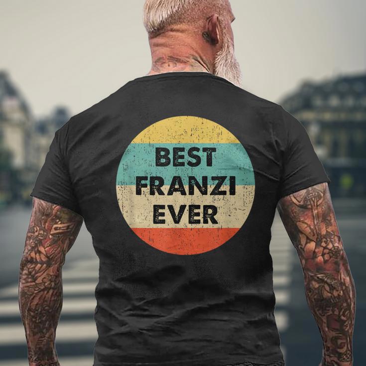 Franzi First Name T-Shirt mit Rückendruck Geschenke für alte Männer