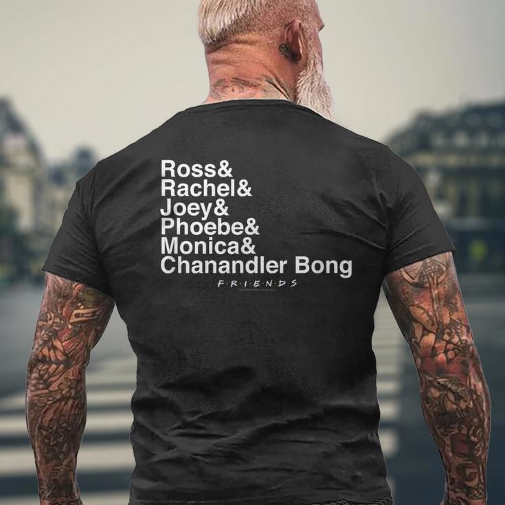 Friends Chanandler Bong T-Shirt mit Rückendruck Geschenke für alte Männer