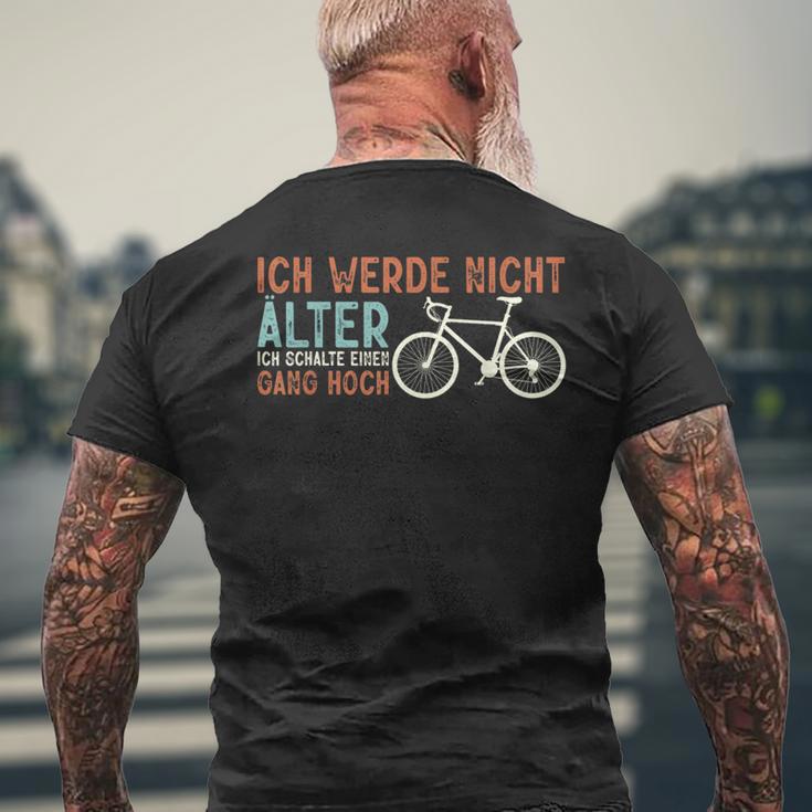 Bicycle Rider I Will Not Older T-Shirt mit Rückendruck Geschenke für alte Männer