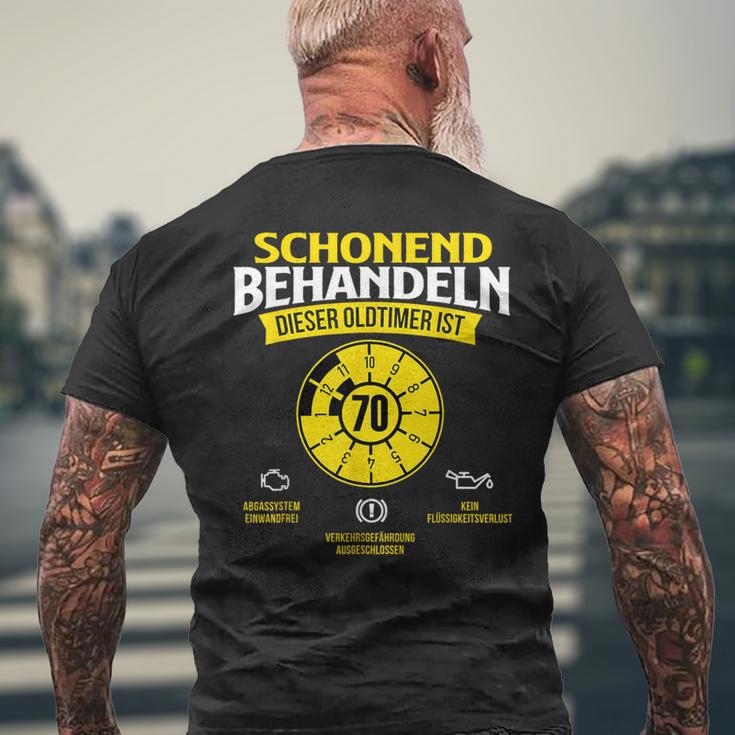 Dieser Oldtimer Ist 70 Jahre Birthday T-Shirt mit Rückendruck Geschenke für alte Männer