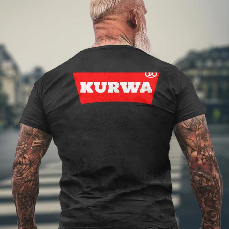 For Poland Kurwa T-Shirt mit Rückendruck Geschenke für alte Männer