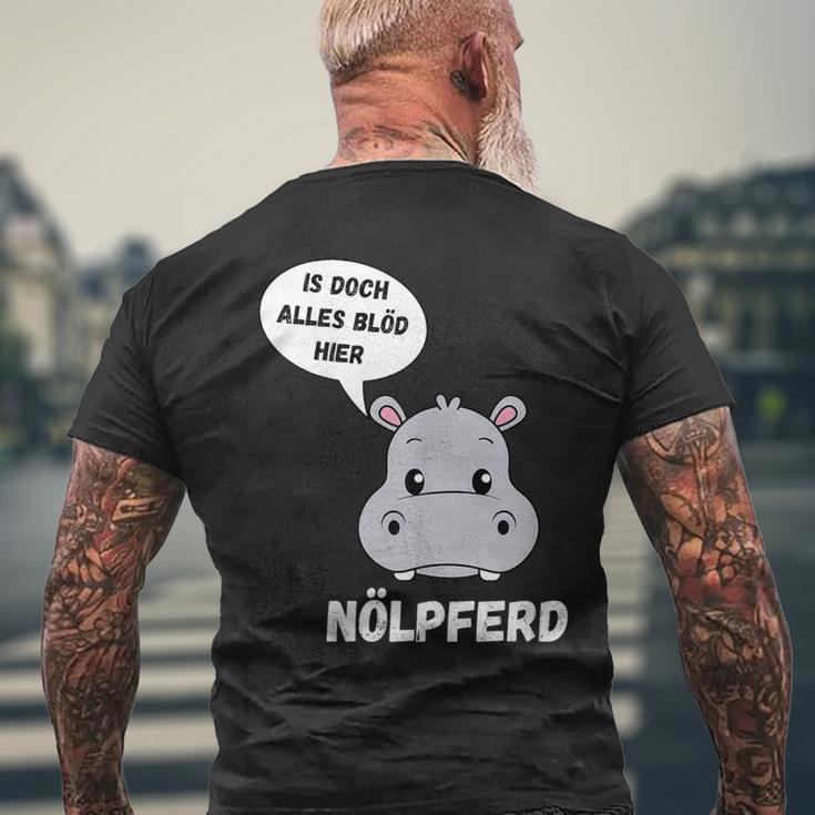 Hippo Fun T-Shirt mit Rückendruck Geschenke für alte Männer