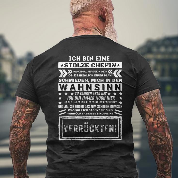 Ich Bin Eine Stolze Chef T-Shirt mit Rückendruck Geschenke für alte Männer