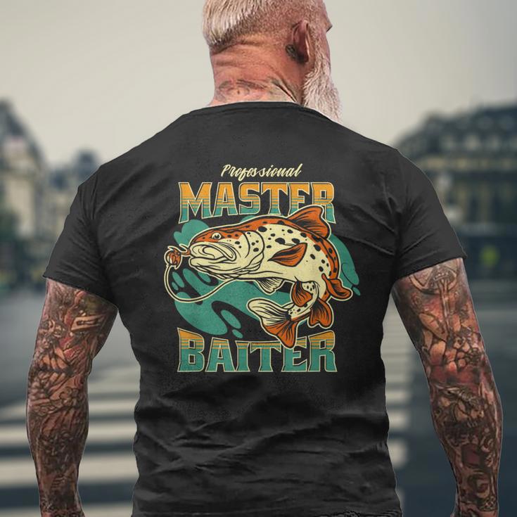 Professional Master Baiter Fischer Adult Humour T-Shirt mit Rückendruck Geschenke für alte Männer