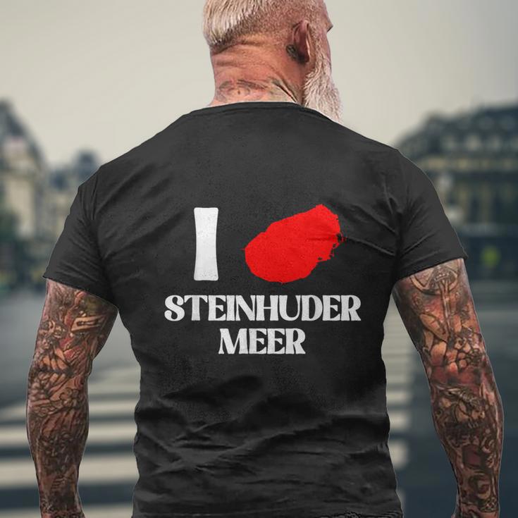 Saying Hannover Hagenburg I Love Steinhuder Meer T-Shirt mit Rückendruck Geschenke für alte Männer