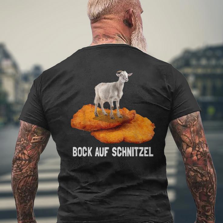 Schnitzel Bock Auf Schnitzel T-Shirt mit Rückendruck Geschenke für alte Männer