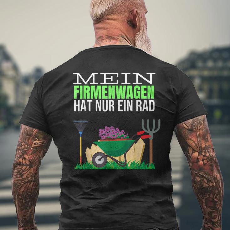 Garden Gardener Landscaping & Slogan T-Shirt mit Rückendruck Geschenke für alte Männer