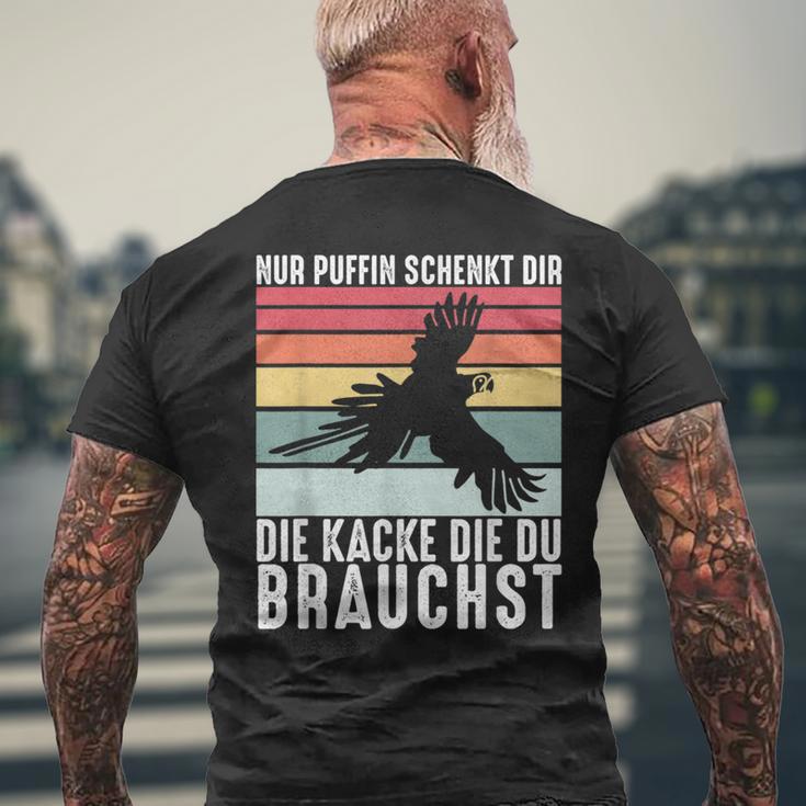 Nur Puffin Schenkt Dir Die Du Brauchst T-Shirt mit Rückendruck Geschenke für alte Männer