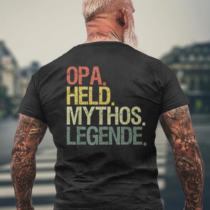 Grandpa Held T-Shirt mit Rückendruck Geschenke für alte Männer