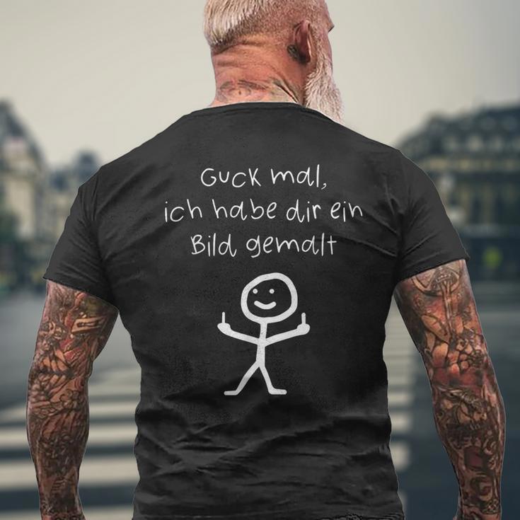 Guck Mal Ich Habe Dir Ein Bild Pict T-Shirt mit Rückendruck Geschenke für alte Männer