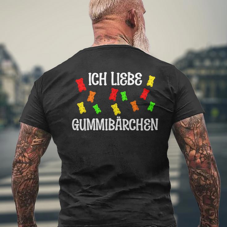 Gummy Bears Ich Liebe Gummärchen T-Shirt mit Rückendruck Geschenke für alte Männer